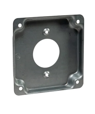 4" Square Industrial Surface Cover, 1/2" Raised - 1.594" Dia.