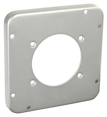 Tapa de Superficie Industrial Cuadrada 4-11/16", Elevada 1/2" - Diámetro 2.441"