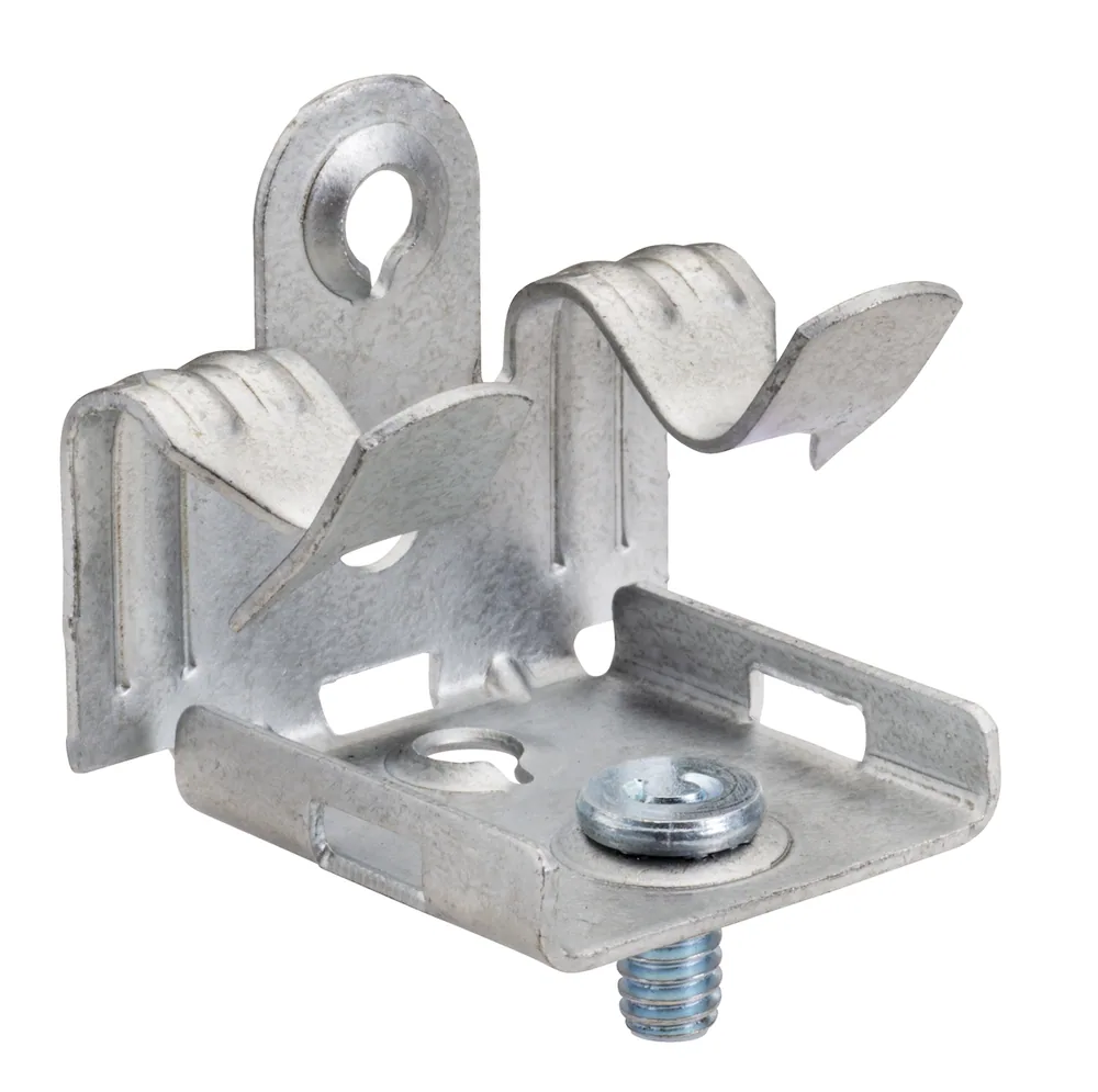 CLIP DE MONTAJE INFERIOR TIPO MARTILLO 5/16"-1/2" CON GRAPA ESTÁNDAR - PAQUETE 100