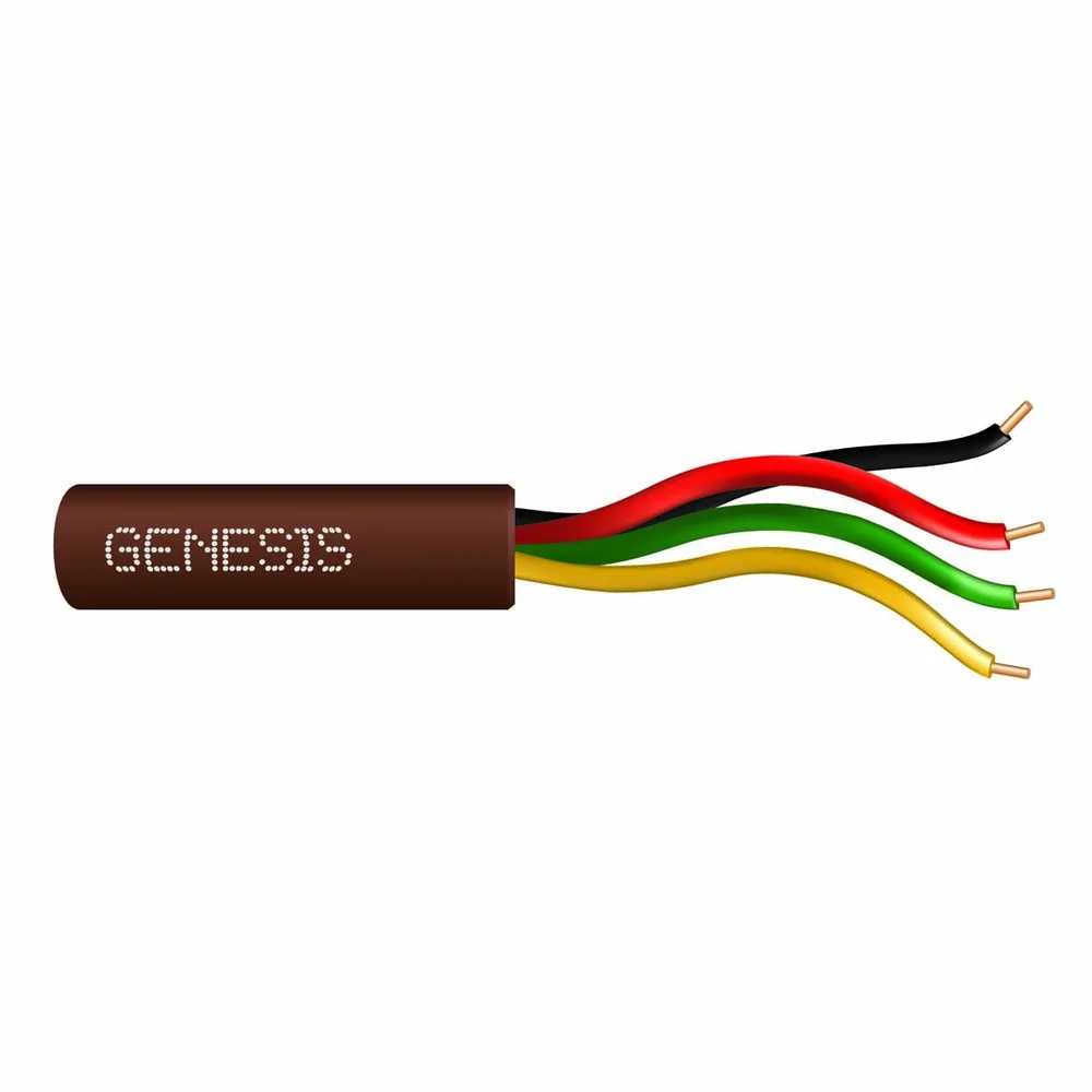 22 SÓLIDO 4 CONDUCTORES CU CL2R/FPLR/CMR CAFÉ GEN 500 FT