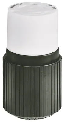 30A/125V NEMA L5-30R NYLON NEGRO CONECTOR CORDÓN TWISTLOCK HUBBELL HBL2613BK