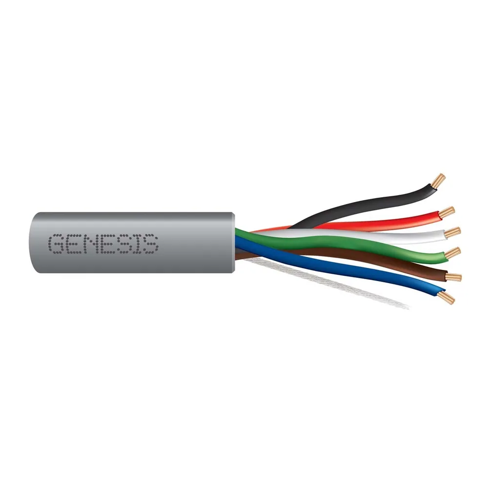 22-7 6 CONDUCTORES CU CL2R/FPLR/CMR GRIS GEN 1000 FT