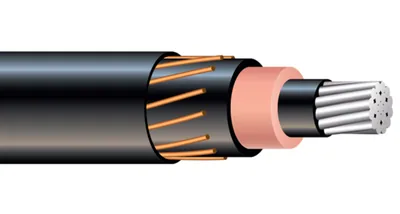 Aluminio 15KV EPR MV con Chaqueta LLDPE