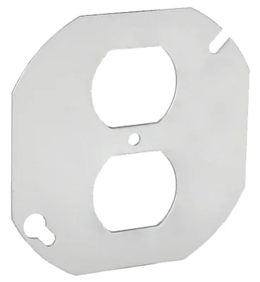 TAPA OCTAGONAL PLANA 4" - DUPLEX