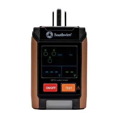 PROBADOR RECEPTÁCULO GFCI CON LCD