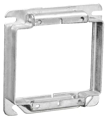Anillo Adaptador Cuadrado 4" para Caja de Dispositivo Dos Gang - Elevación 1-1/2"