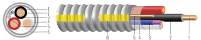 12/2 SOL CU THWN NEGRO/BLANCO 16/2 LBe 14Cg ACIC-PCS 600V 246 FT