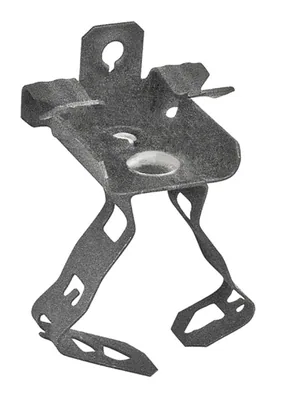 ONE IN. CONDUIT HANGER W/ 1/8" TO 1/4" THICK FLANGE MOUNT, 100 PACK