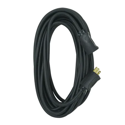 SOUTHWIRE, AGRIPRO 14/3 SJTOW 25' NEGRO EXTENSIÓN ELÉCTRICA TALLER/GRANJA AL AIRE LIBRE