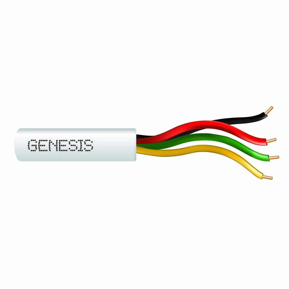 22 SÓLIDO 4 CONDUCTORES CU CL2R/FPLR/CMR BLANCO GEN 500 FT