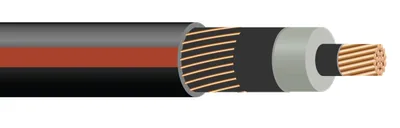 Cobre 15KV XLP MV con Chaqueta LLDPE