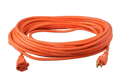 SOUTHWIRE, 16/3 SJTW 50' NARANJA EXTENSIÓN ELÉCTRICA ESTÁNDAR EXTERIOR