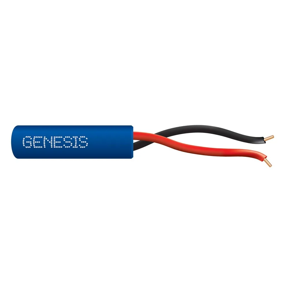 22 SOL 2 CONDUCTORES CU CL2R/FPLR/CMR AZUL GEN 500 FT