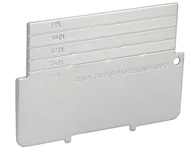 ANILLO PARA CAJA CUADRADA 4" CON SEPARADOR DE VOLTAJE