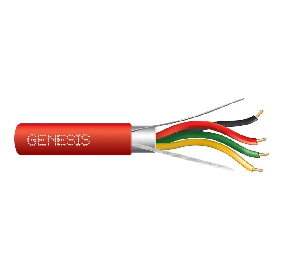 18 SOL CU 4 CONDUCTORES OAS CMR/CL3R/FPLR PVC ROJO GEN 500 FT