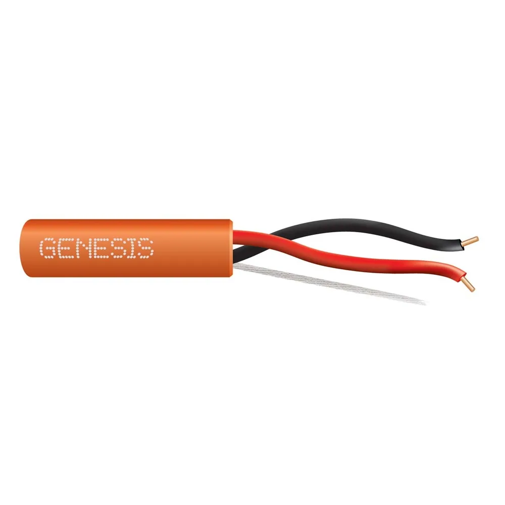 14 SOL CU 2/C N/S CL3P/FPLP PVC-LS ORANGE GEN 1000 FT