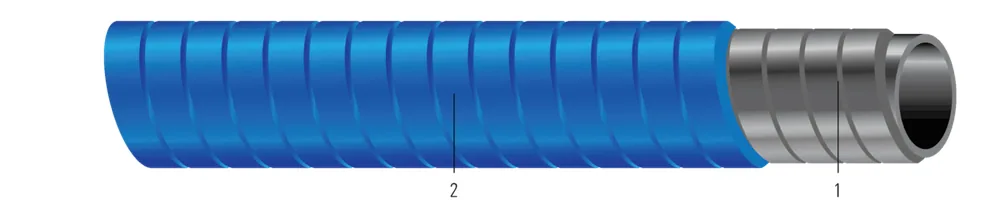 Titan2™ Tubo Flexible Metálico Resistente a Líquidos Tipo CB