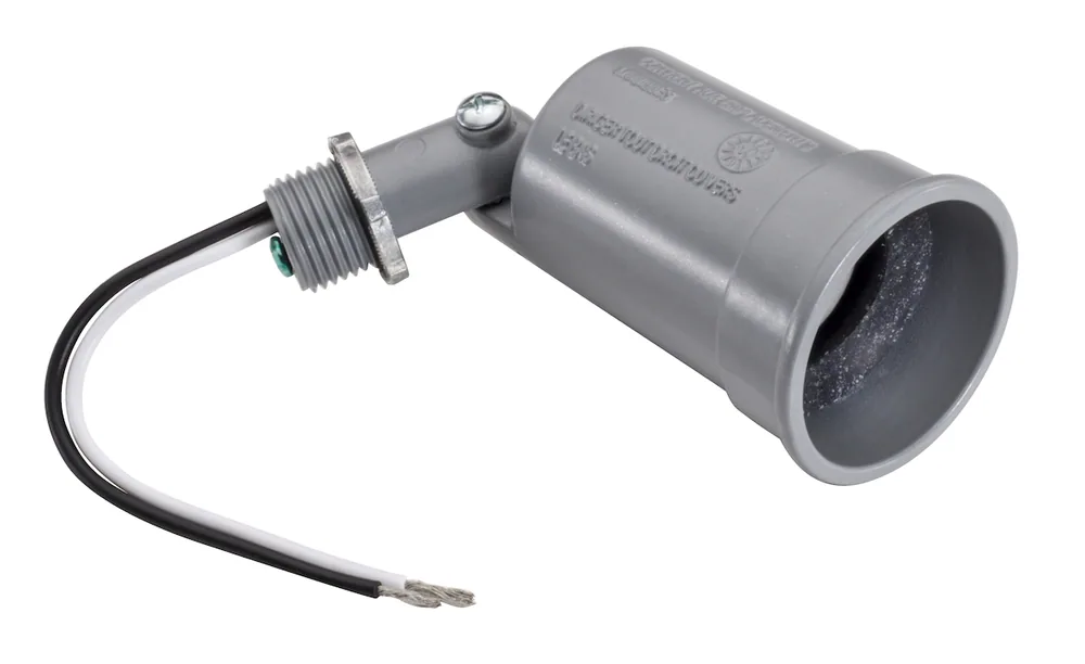 WEATHERPROOF LAMP HOLDER GRAY