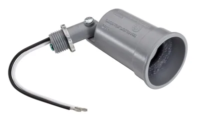 PORTALÁMPARAS A PRUEBA DE INTEMPERIE GRIS