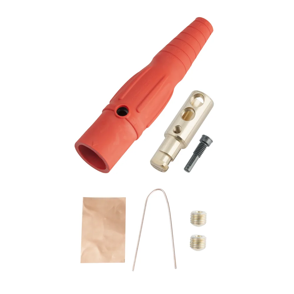 CAM-TECH DEVICE, 2/0-4/0 ORANGE MALE CONNECTOR