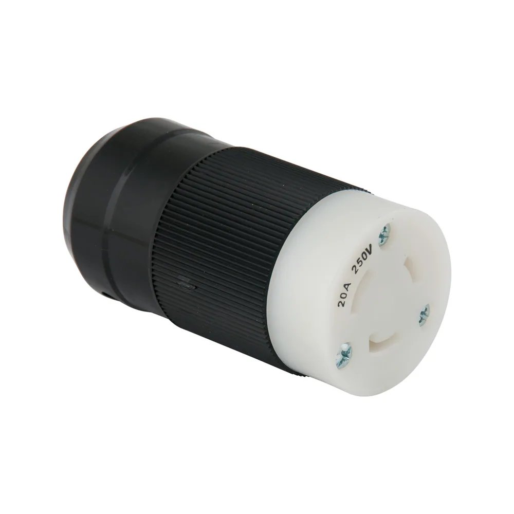 20A 250V 2P3W TWIST-LOCK L6-20 FEMALE CONNECTOR