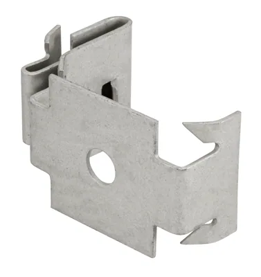 SOPORTE CAJA ENCAJE PARA POSTES METÁLICOS/MADERA - 100 PIEZAS