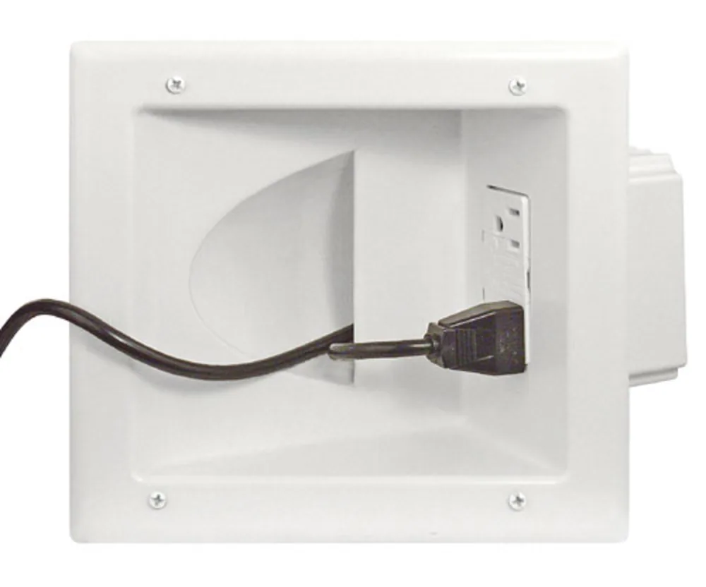 OVERSIZED DUAL POWER MEDIA BOX - GFCI