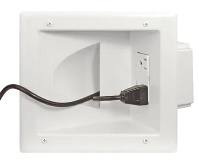 OVERSIZED DUAL POWER MEDIA BOX - GFCI
