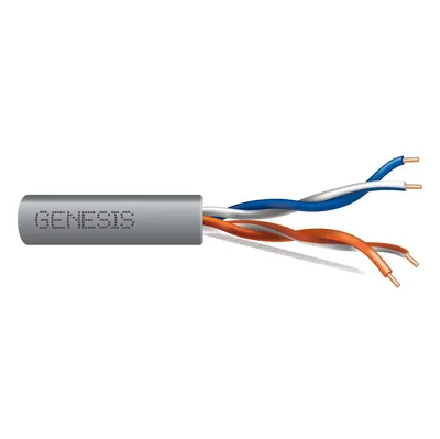 24/2P SOL CU CAT3 UTP CMR PP GRAY GEN 1000 FT