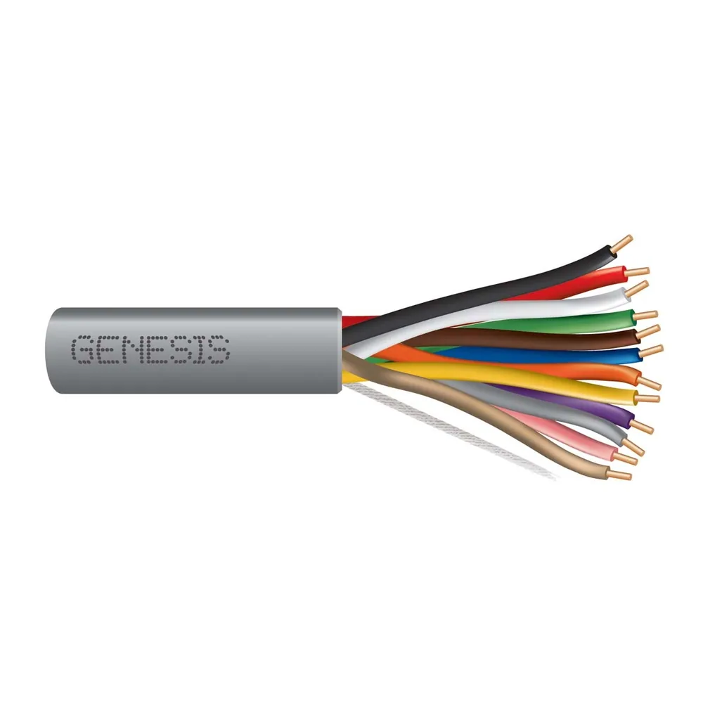 22 SÓLIDO 12 CONDUCTORES CU CL2R/FPLR/CMR GRIS GEN 500 FT
