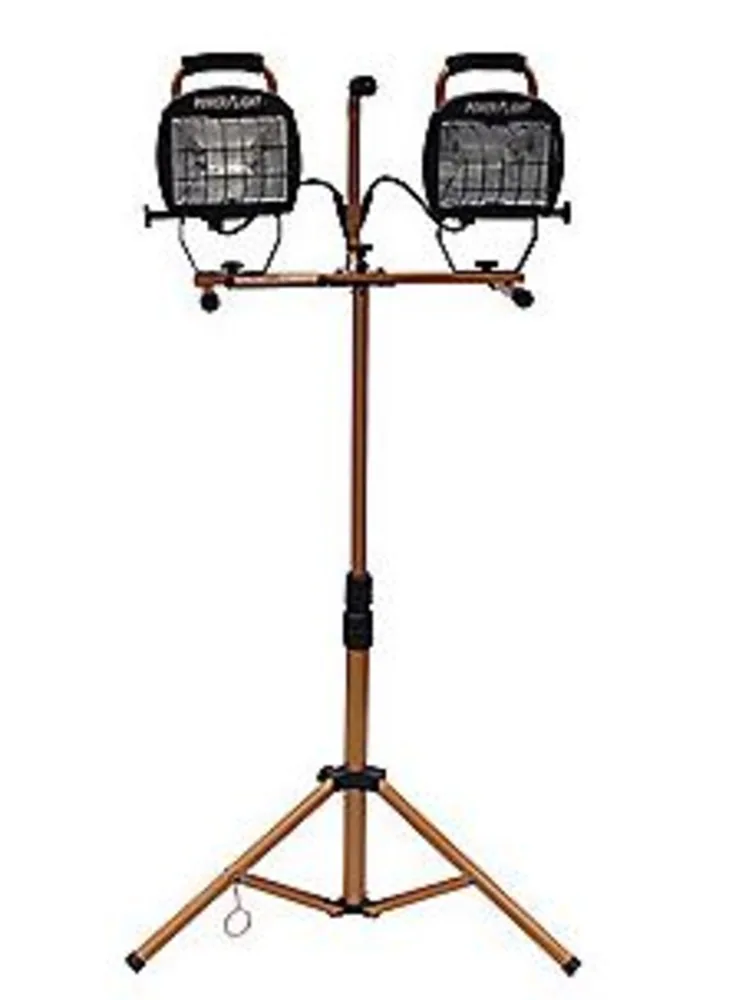 LÁMPARA DE TRABAJO TELESCÓPICA GEMELA 1000W