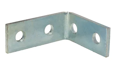 4.125" X 3.5" 4 HOLE CORNER ANGLE BRACKET- 25PK