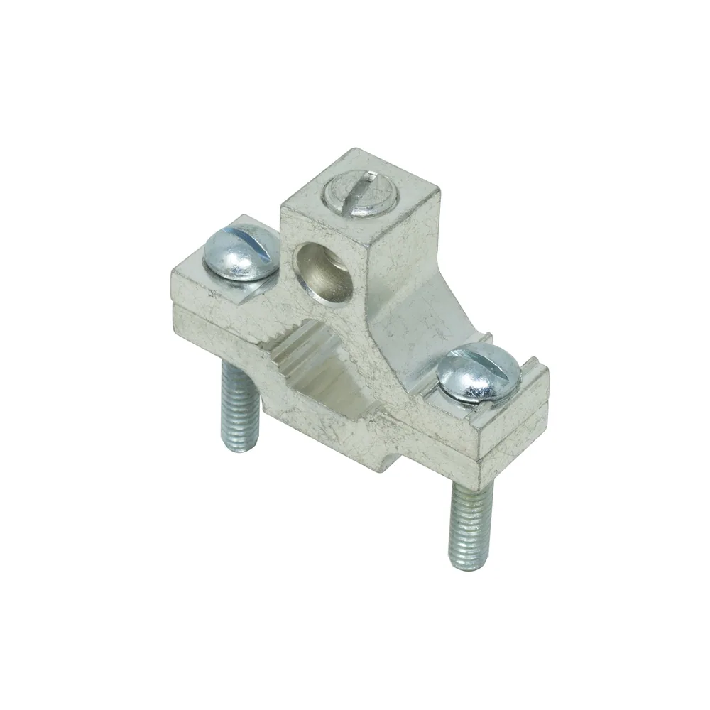 ABRAZADERA DE TIERRA ALUMINIO 1/0 CABLEADO - # 14 CABLEADO