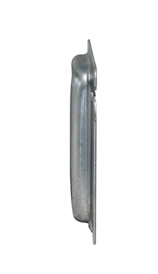 4" Square One Gang Device Ring - 1/2" Raised