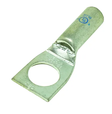 ZAPATA DE COMPRESIÓN, BARRIL CORTO, 1 AGUJERO, COBRE, #6AWG, ESPÁRRAGO 1/4", 1 UNIDAD