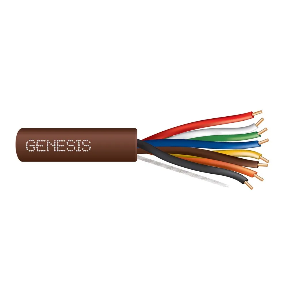 18 SÓLIDO 8 CONDUCTORES CU T-STAT CL2 CAFÉ GEN 125 FT