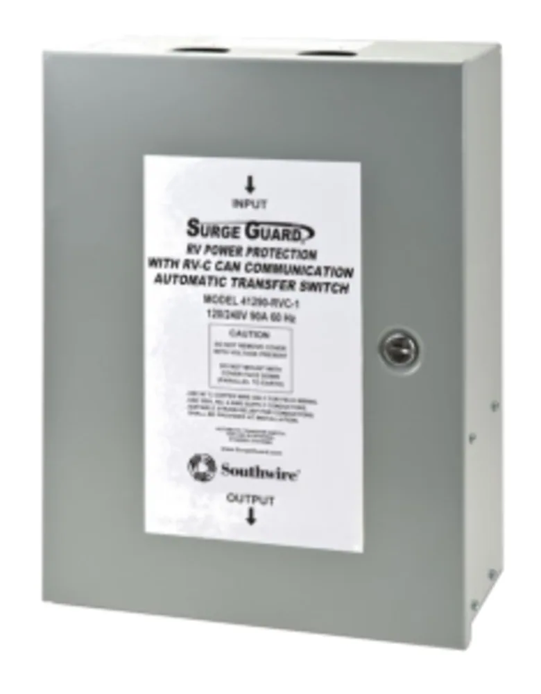 RV Automatic Transfer Switch w/ Can, 90A Metal Clad