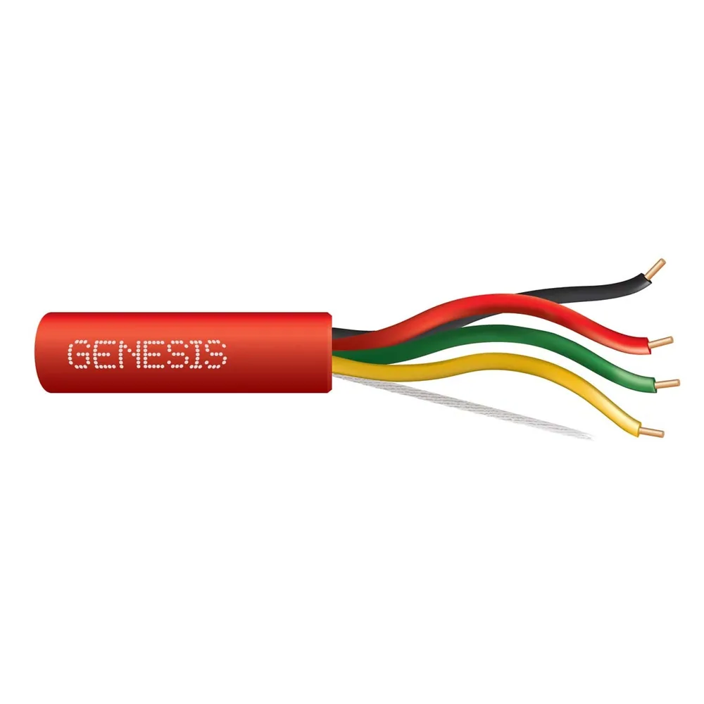 16 SOL CU 4/C N/S CMR/CL3R/FPLR PVC RED GEN 500 FT