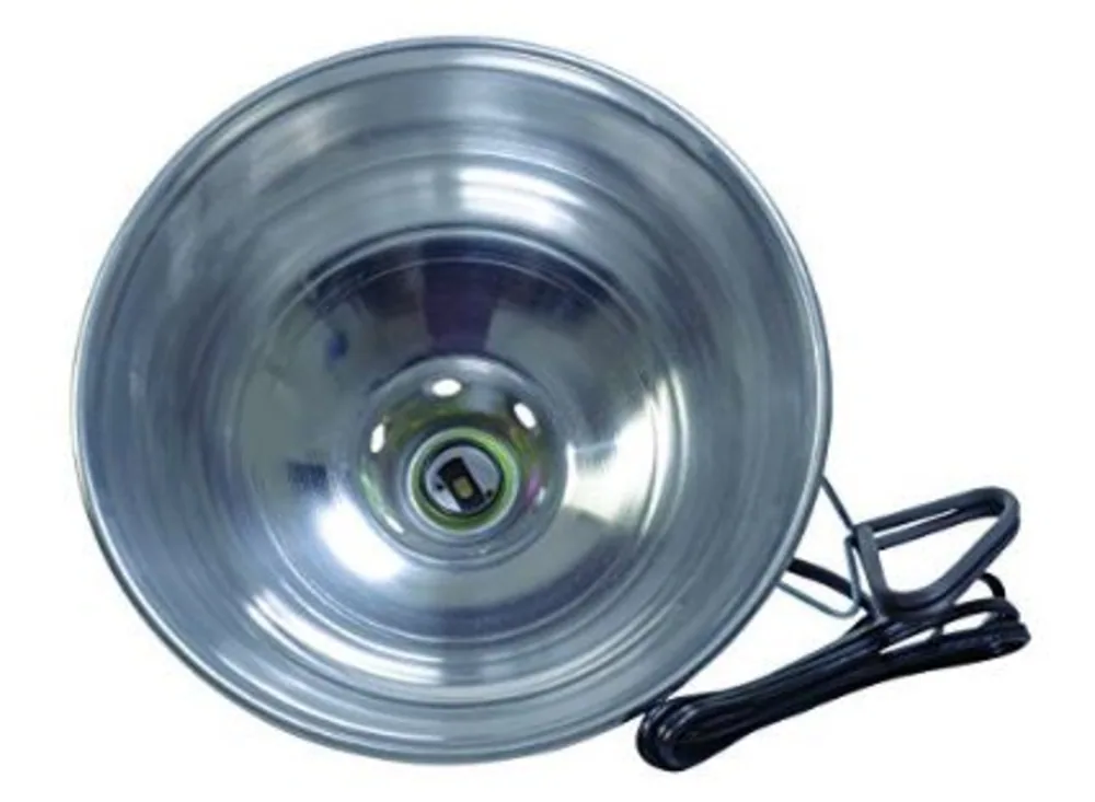 LÁMPARA DE ABRAZADERA CON CORDÓN DE 6' Y REFLECTOR 10.5"