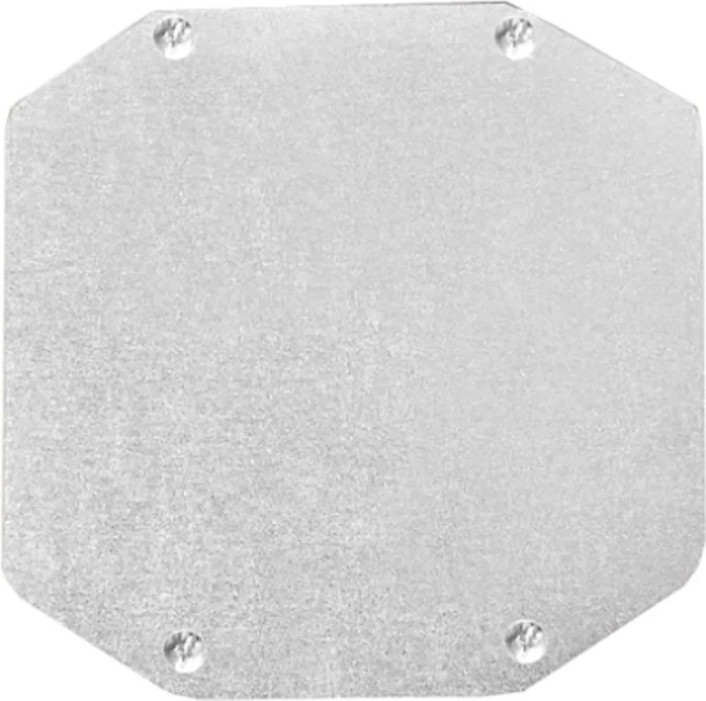 PLACA DE PROTECCIÓN DE CABLE Y DISPOSITIVOS PARA 2 CAJAS DE ACERO