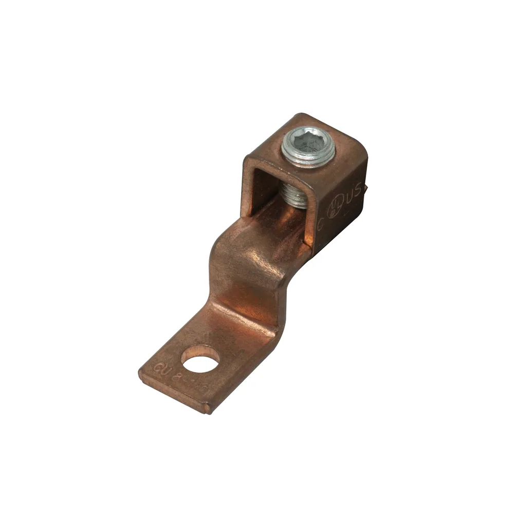#1/0 STR - #8 STR COPPER OFFSET TONGUE LUG 2PK