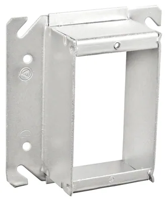4" Square One Gang Device Tile Ring - 1-1/4" Raised
