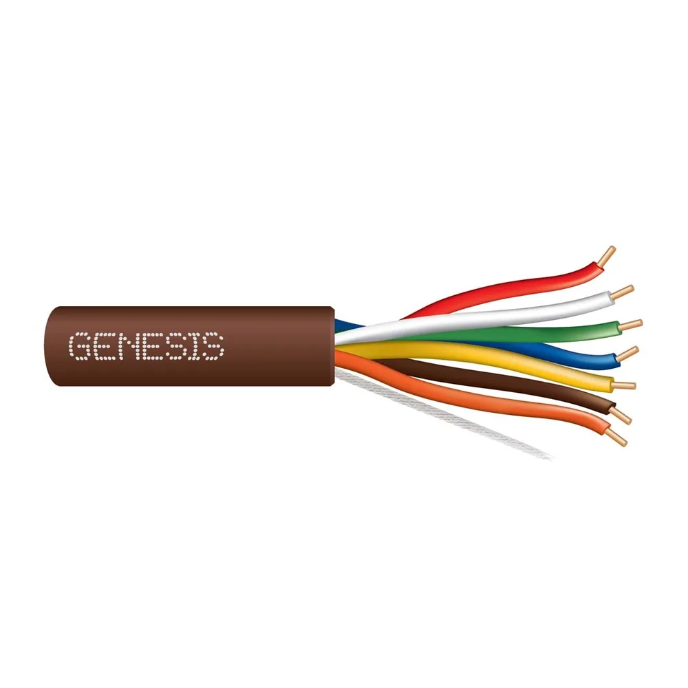 18 SÓLIDO 7 CONDUCTORES CU T-STAT CL2 CAFÉ GEN 250 FT