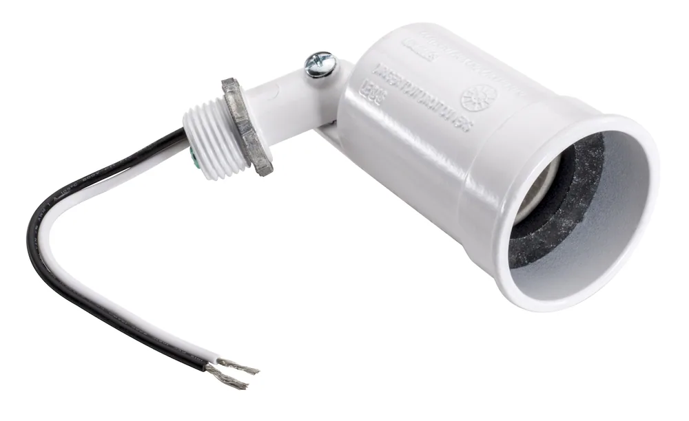 PORTALÁMPARA RESISTENTE A LA INTEMPERIE BLANCO
