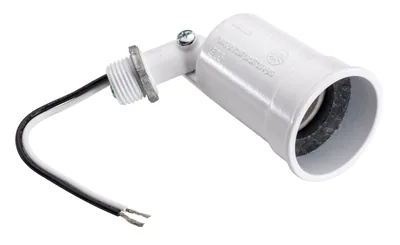 PORTALÁMPARA RESISTENTE A LA INTEMPERIE BLANCO