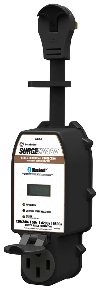 Protector Portátil contra Picos 50A*, Protección Completa con Bluetooth