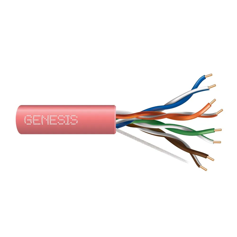 24/4PR CAT5E CMR/FT4 1000PB ROSA GEN