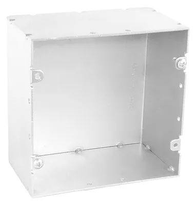 CAJA CUADRADA 5" PROFUNDIDAD 2-7/8" - SOLDADA, SIN KNOCKOUTS