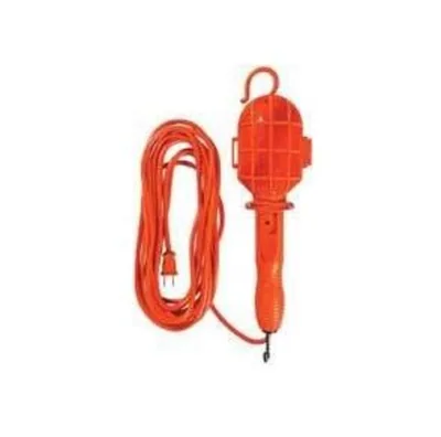 18/2 25' SJTW NARANJA LÁMPARA DE TRABAJO 75W - PROTECTOR DE PLÁSTICO