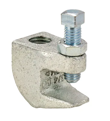 ABRAZADERA DE VIGA DE HIERRO GALVANIZADO VARILLA 3/4" BRIDA 3/4" - 50 PAQUETES